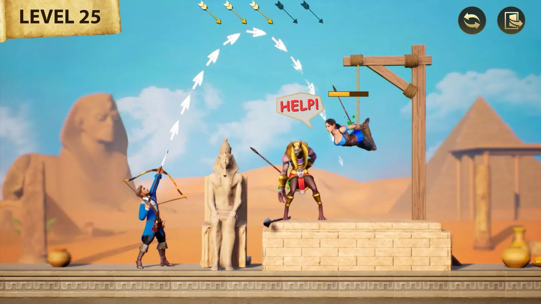 Capturas de tela do Sharpshooter