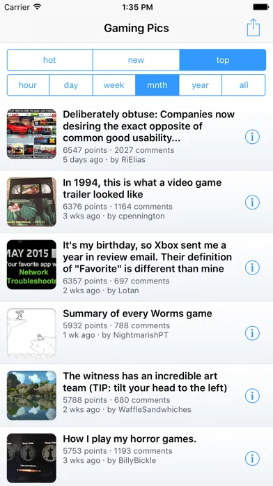 ภาพหน้าจอของ Gaming Pics