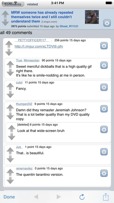 Capturas de pantalla de Reaction GIFs