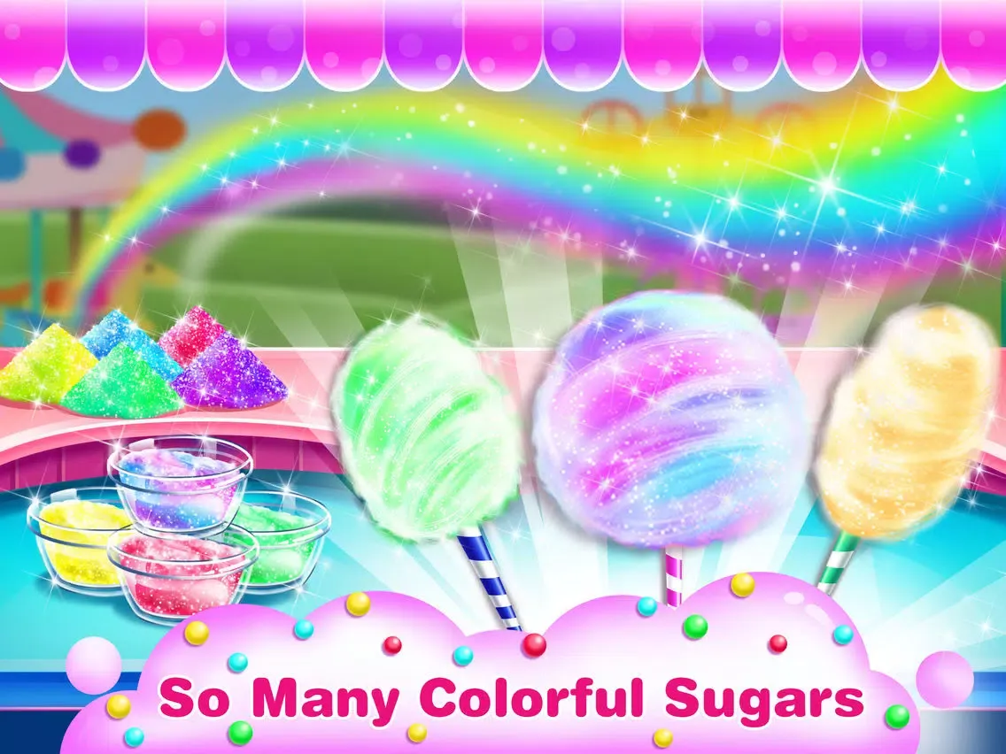 Cotton Candy Art Maker iPad  Screenshots