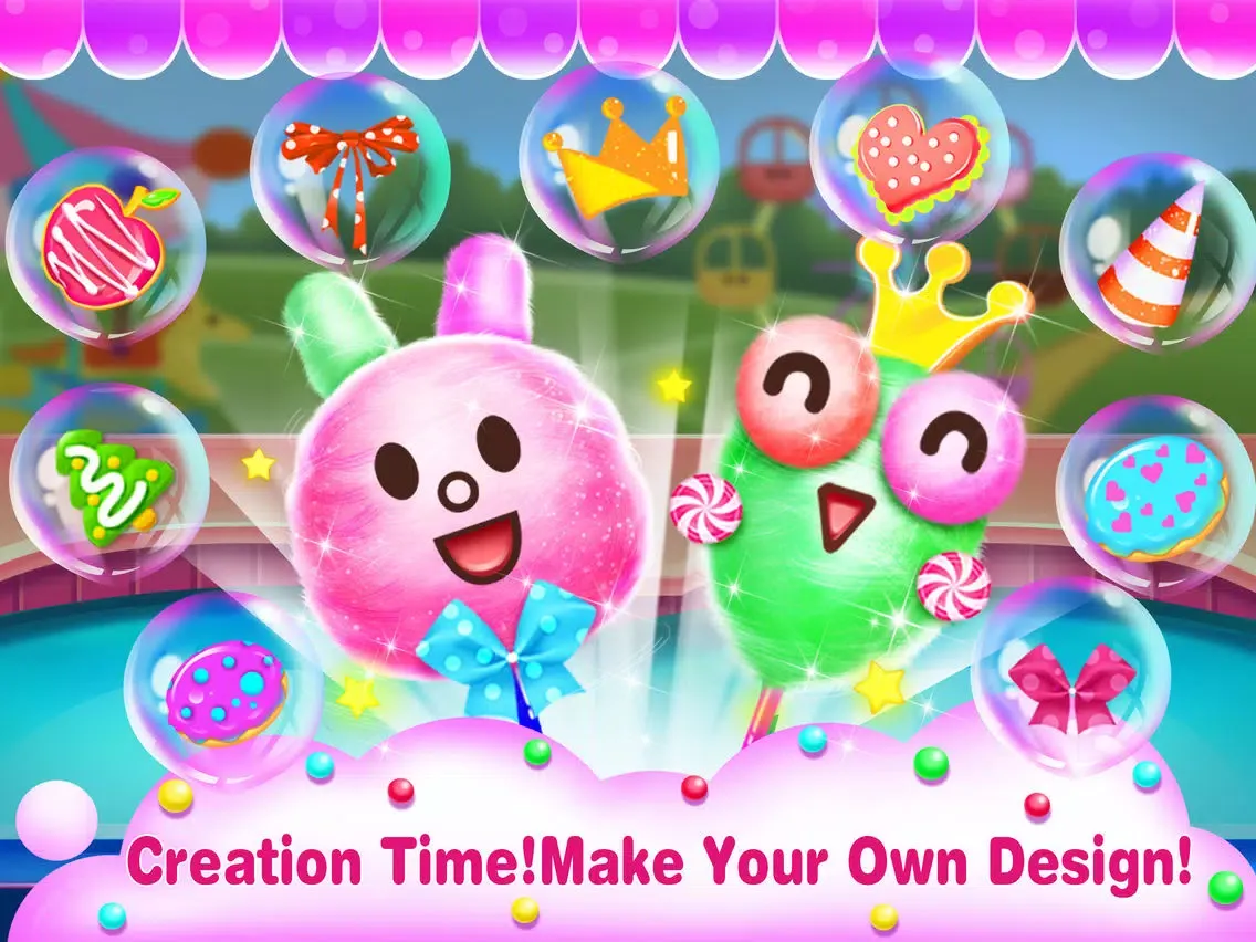 Cotton Candy Art Maker iPad  Screenshots