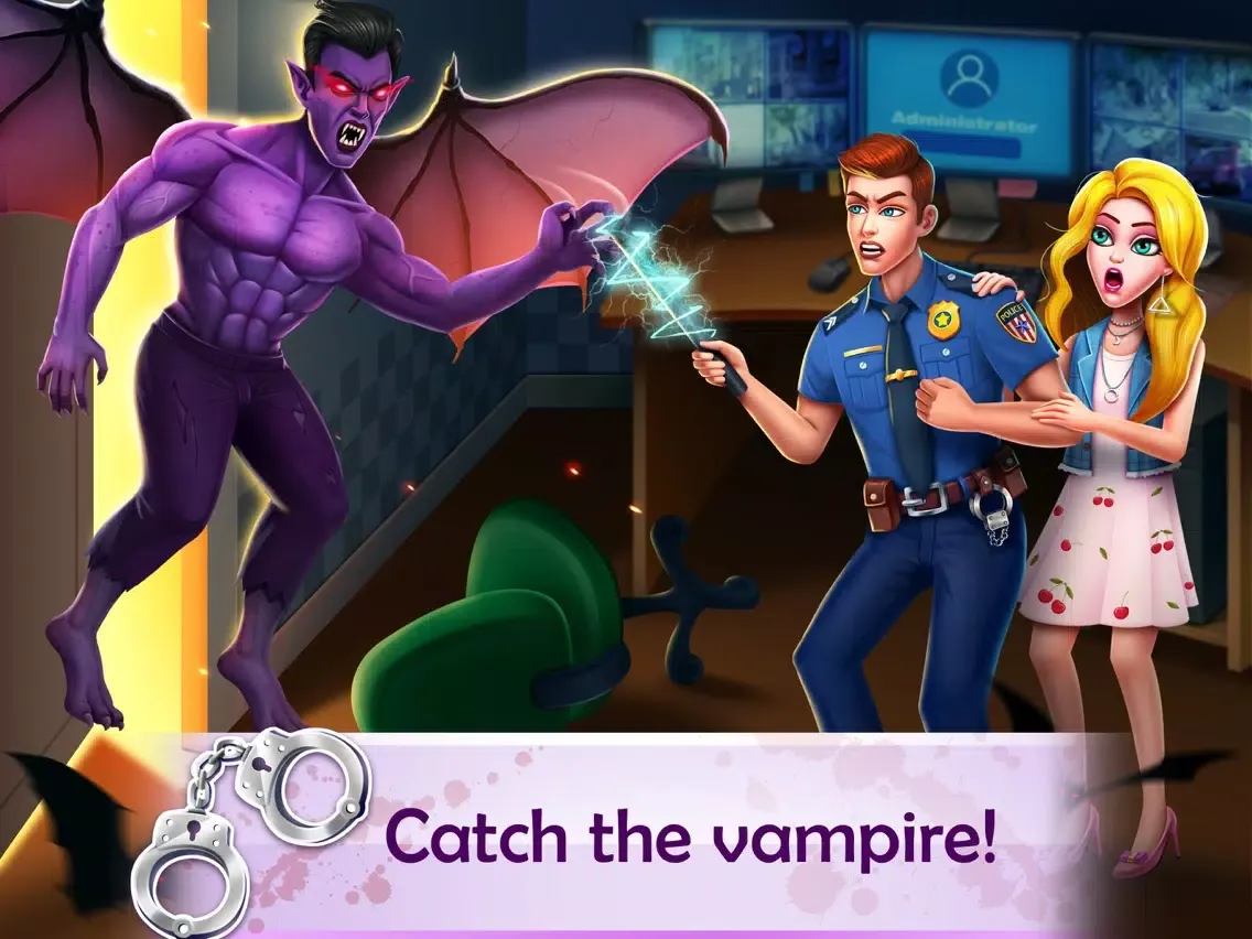 Tangkapan skrin Vampire Love2-Secret Suspect iPad 