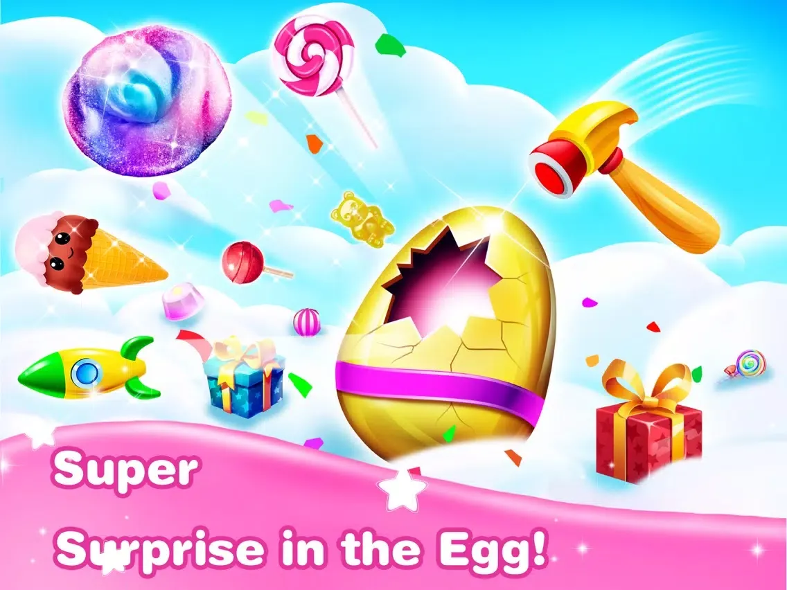 Capturas de tela do Slime Squishy Surprise Eggs iPad 