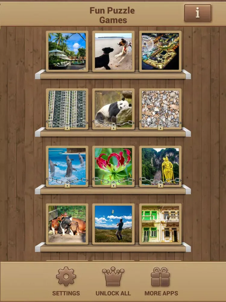 Zrzuty ekranu Fun Puzzle Games iPad 