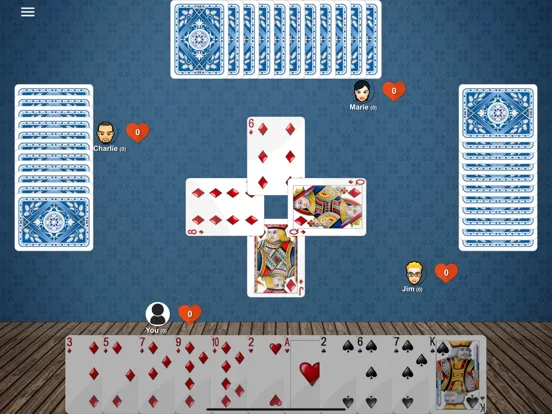 Ảnh chụp màn hình của Hearts ' iPad 