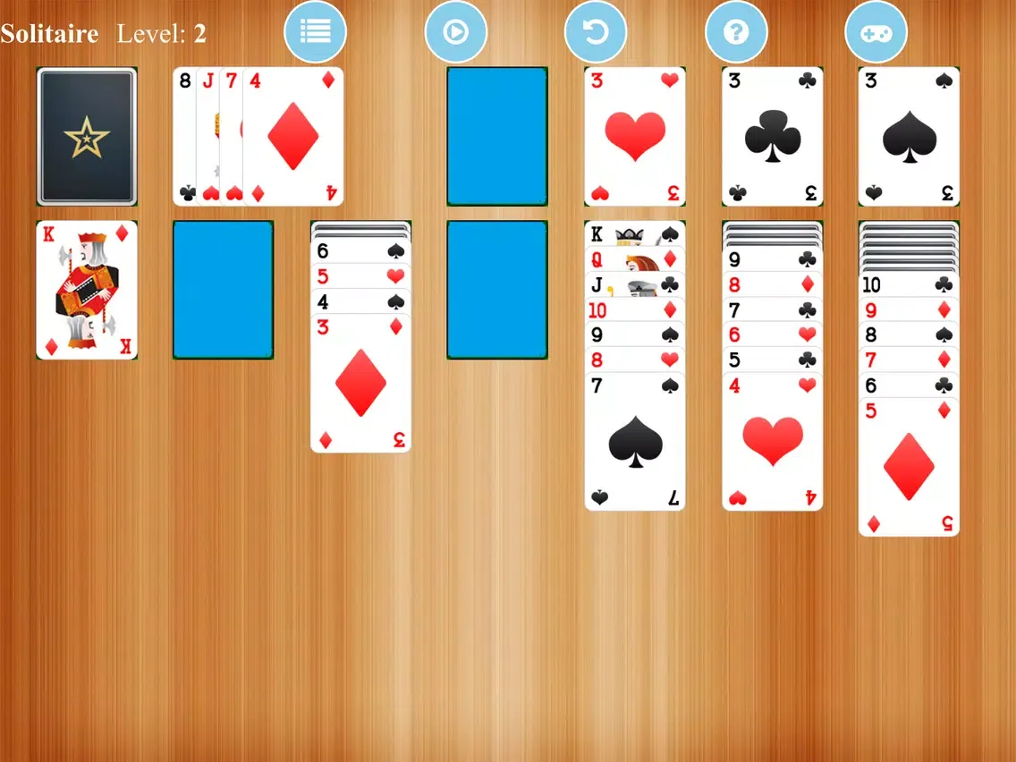 Klondike Solitaire - Free Card Game iPad  스크린샷
