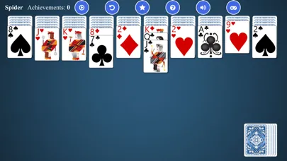 Spider Solitaire - Card Game سکرین شاٹس