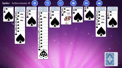 Spider Solitaire - Card Game سکرین شاٹس