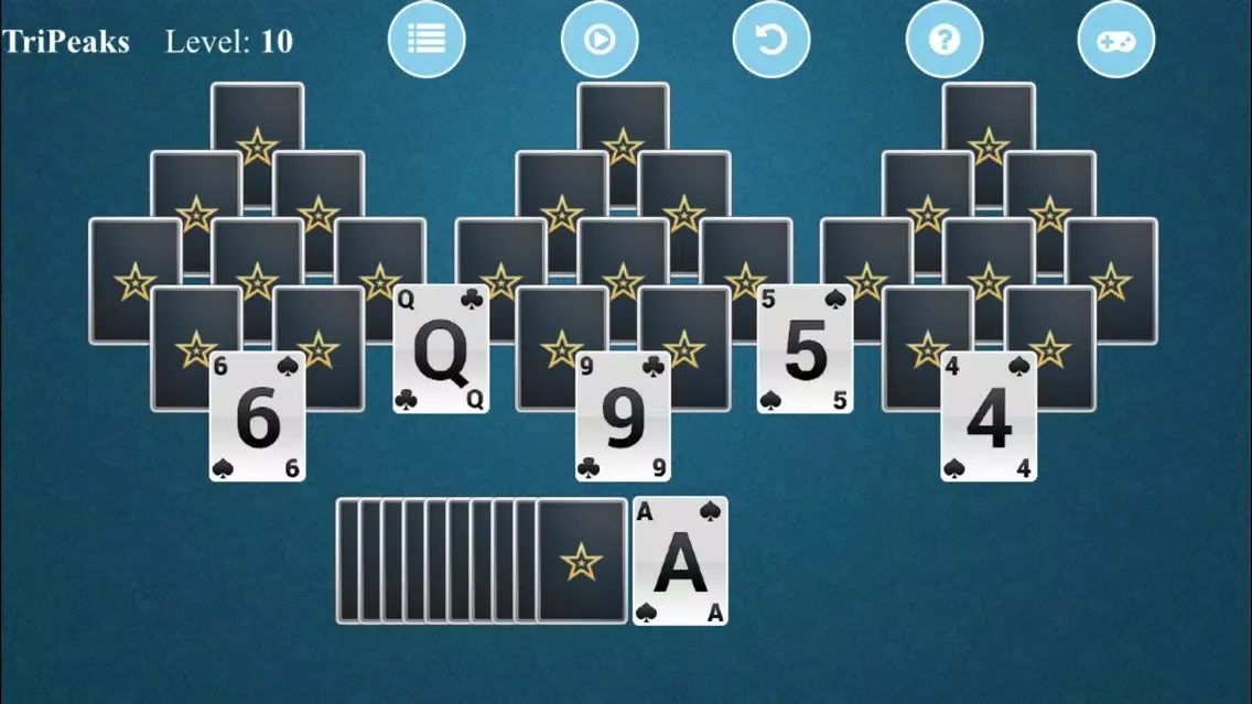 Tangkapan layar TriPeaks Solitaire - Free Card Game