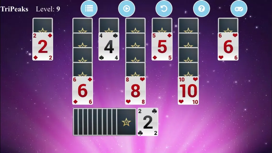 Tangkapan layar TriPeaks Solitaire - Free Card Game