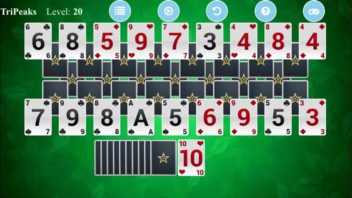 Tangkapan layar TriPeaks Solitaire - Free Card Game