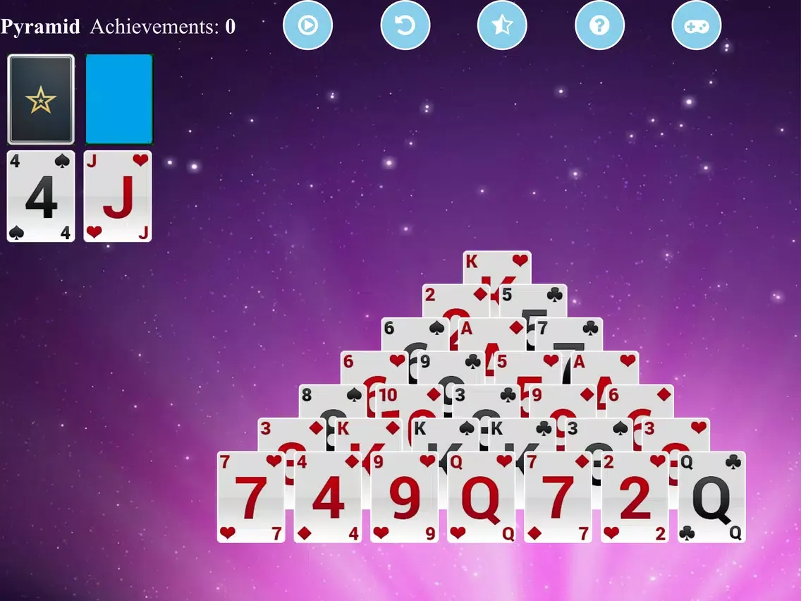 Pyramid Solitaire Z iPad 应用截图