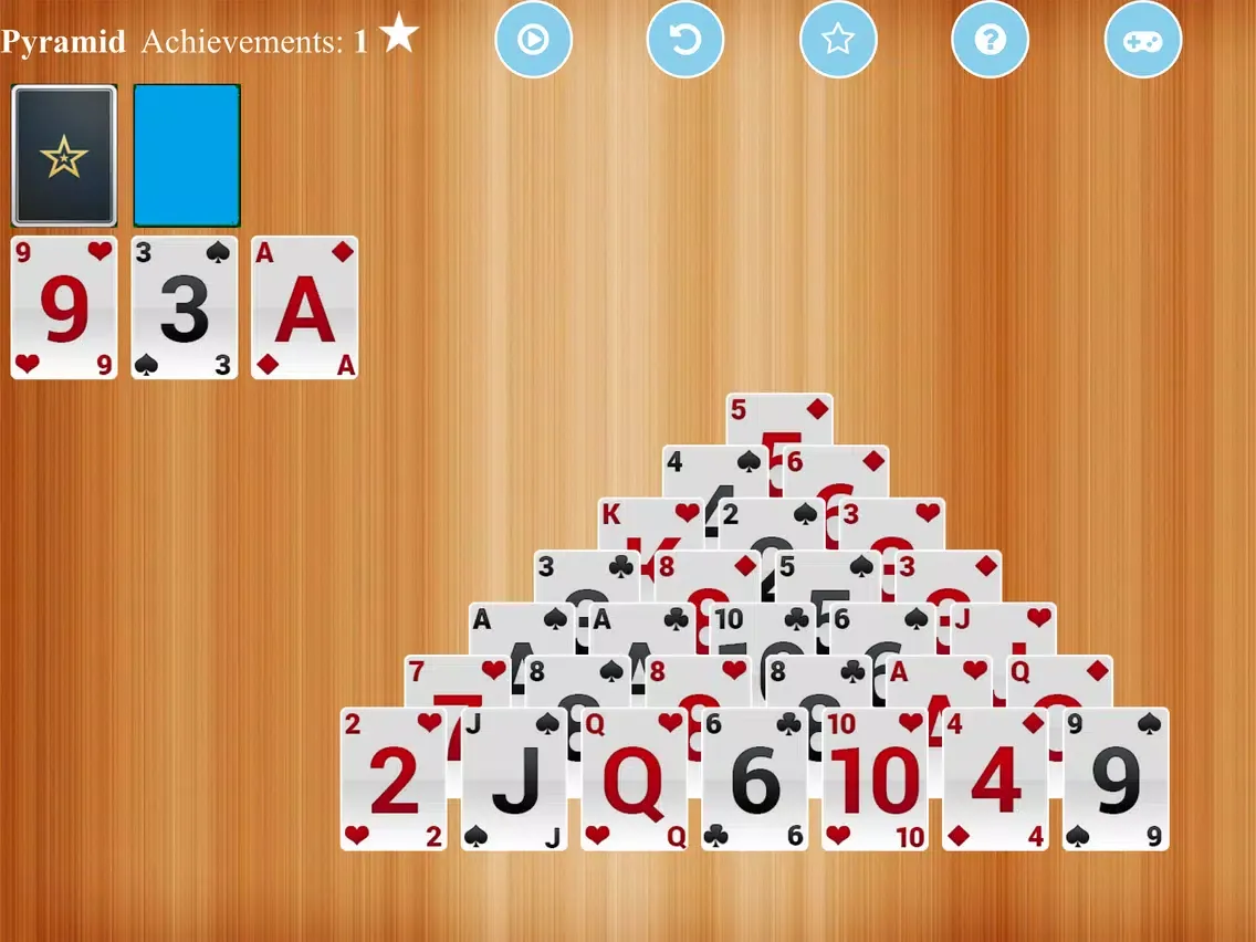 Pyramid Solitaire Z iPad 应用截图