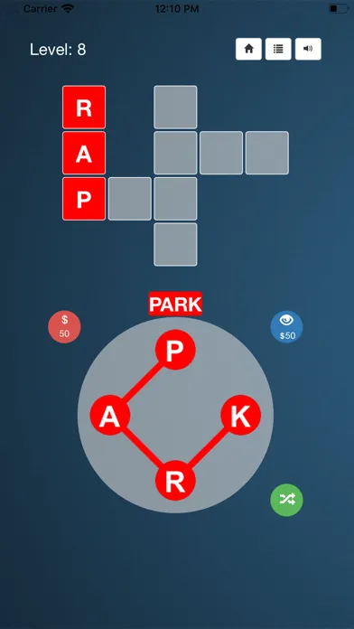 Capturas de tela do Word Search Package