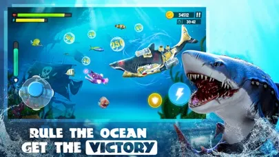 Capturas de tela do Shark Attack: Hungry Fish Game