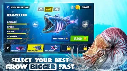 Capturas de tela do Shark Attack: Hungry Fish Game