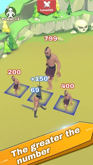 Tangkapan skrin Number Wars 3D: I Am Hero