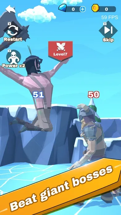 Tangkapan skrin Number Wars 3D: I Am Hero