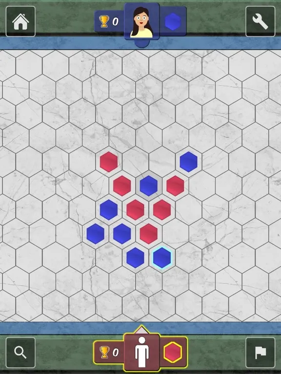 Five In a Row Hexagon iPad  स्क्रीनशॉट