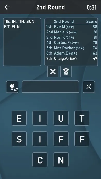 Zrzuty ekranu Word Battle Multiplayer