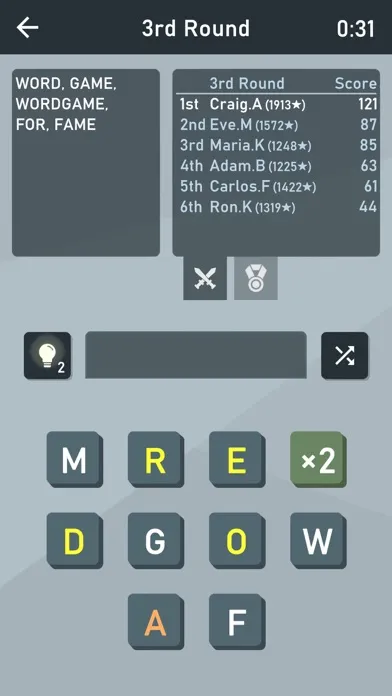 Zrzuty ekranu Word Battle Multiplayer