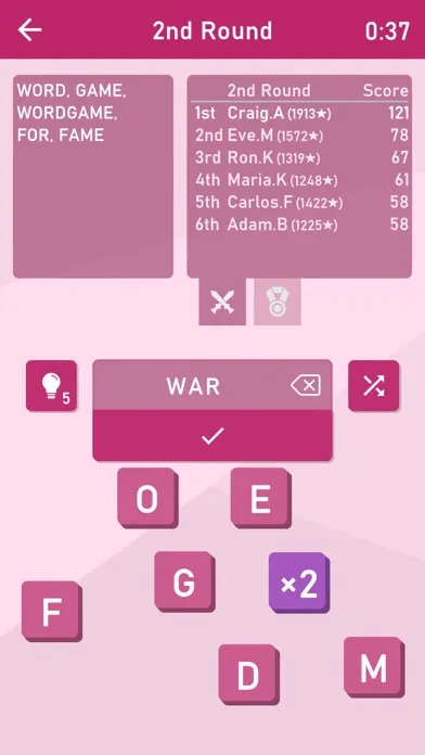 Zrzuty ekranu Word Battle Multiplayer