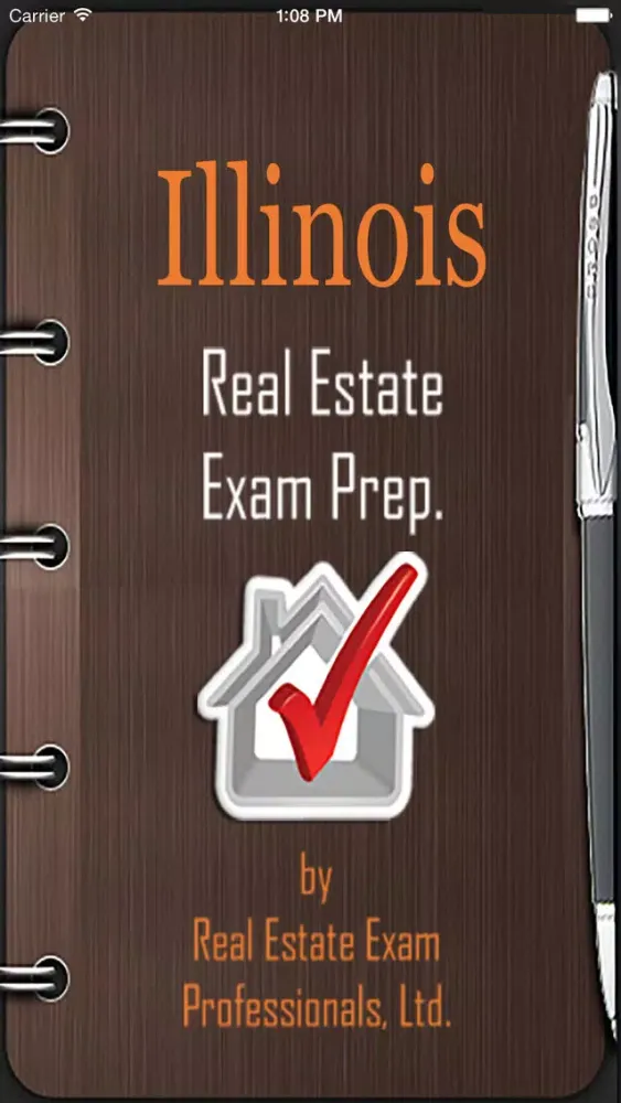 Ảnh chụp màn hình của ExamPrepIL Illinois Real Estate Agent Exam Prep.