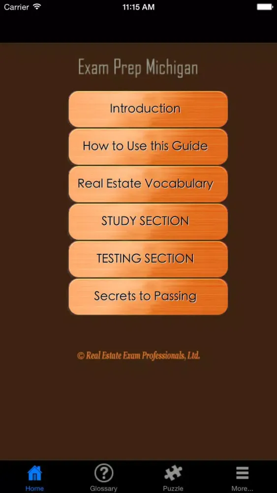 ExamPrepMI Michigan Real Estate Agent Exam Prep. स्क्रीनशॉट