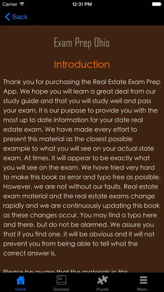 ExamPrepOH - Ohio Real Estate Agent Exam Prep.应用截图