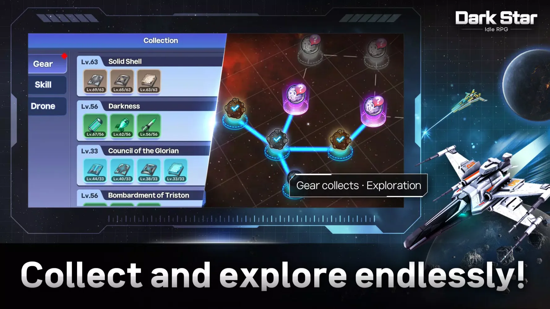 Darkstar - Space Idle RPG Screenshots
