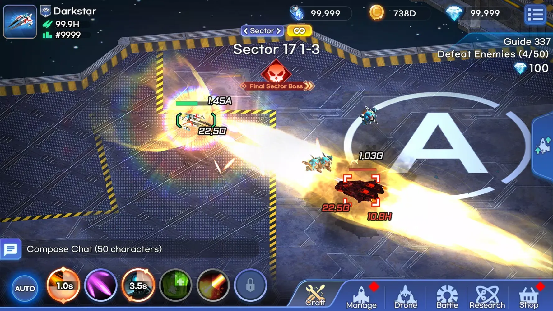 Darkstar - Space Idle RPG Screenshots