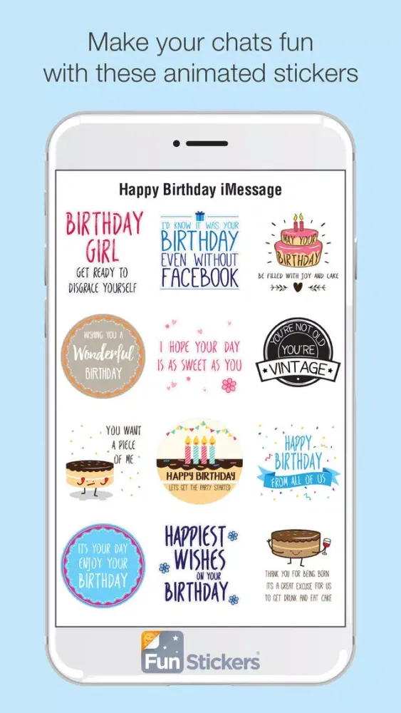 Capturas de tela do Happy Birthday Series One