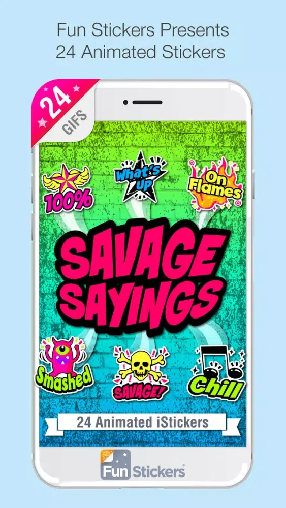 Скриншоты Savage Sayings iSticker