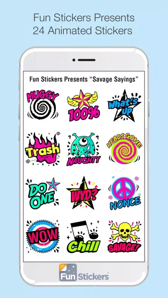 Скриншоты Savage Sayings iSticker