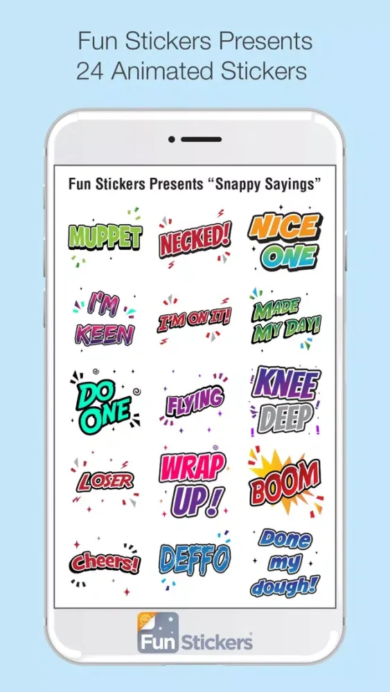 Captures d'écran de Snappy Sayings iSticker