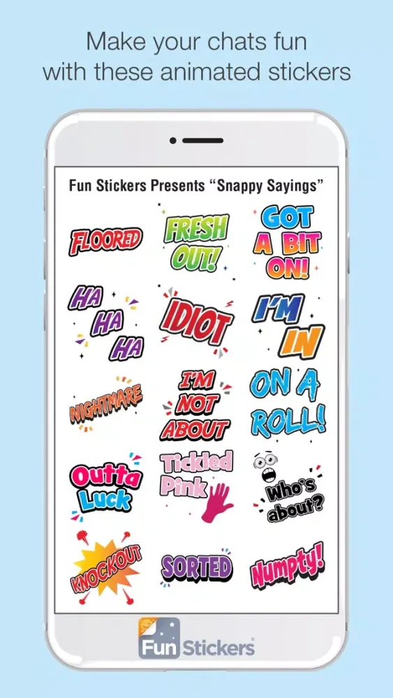 Captures d'écran de Snappy Sayings iSticker