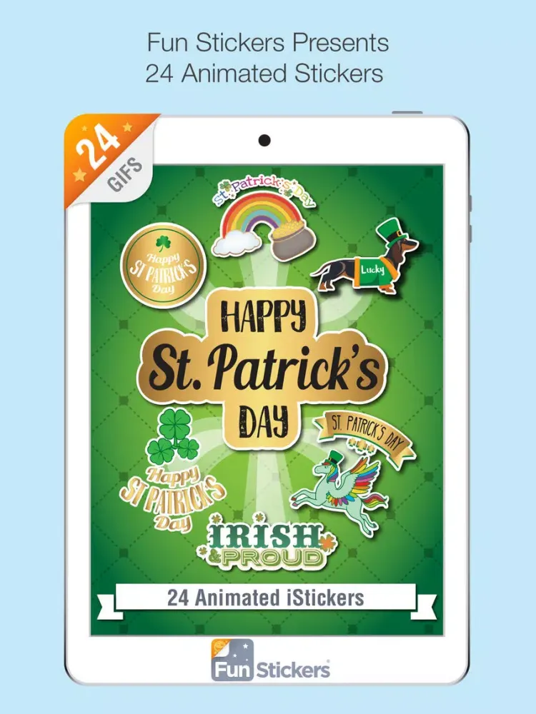 St. Patrick's Day iPad 應用截圖
