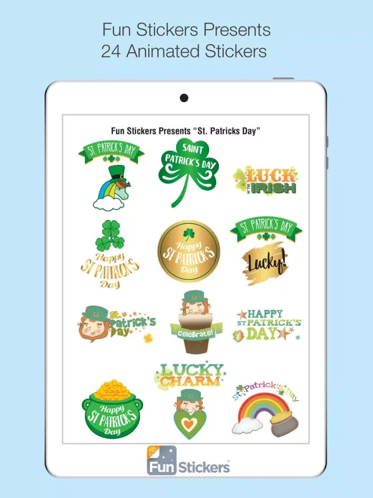 St. Patrick's Day iPad 應用截圖