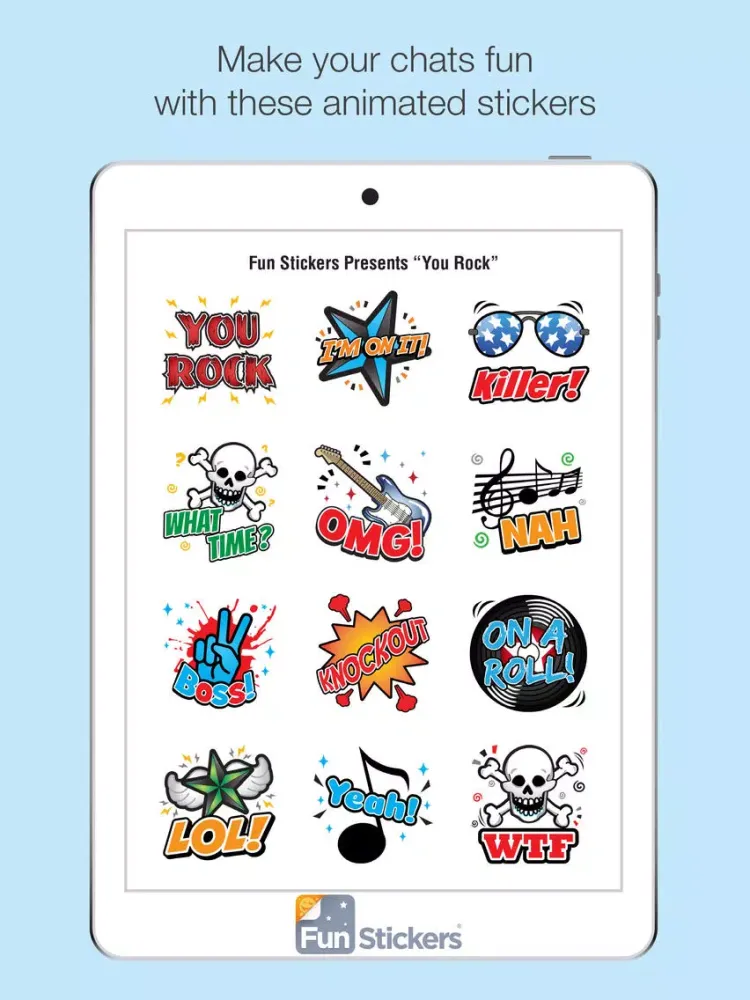 صور You Rock iSticker iPad 