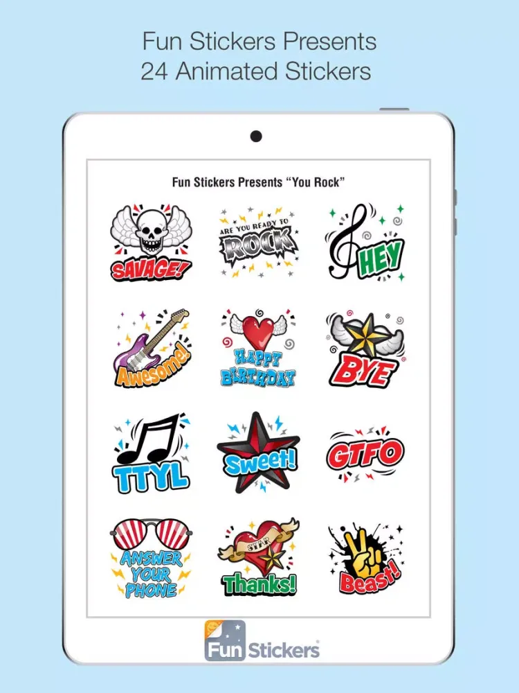 صور You Rock iSticker iPad 
