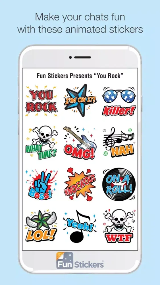 صور You Rock iSticker