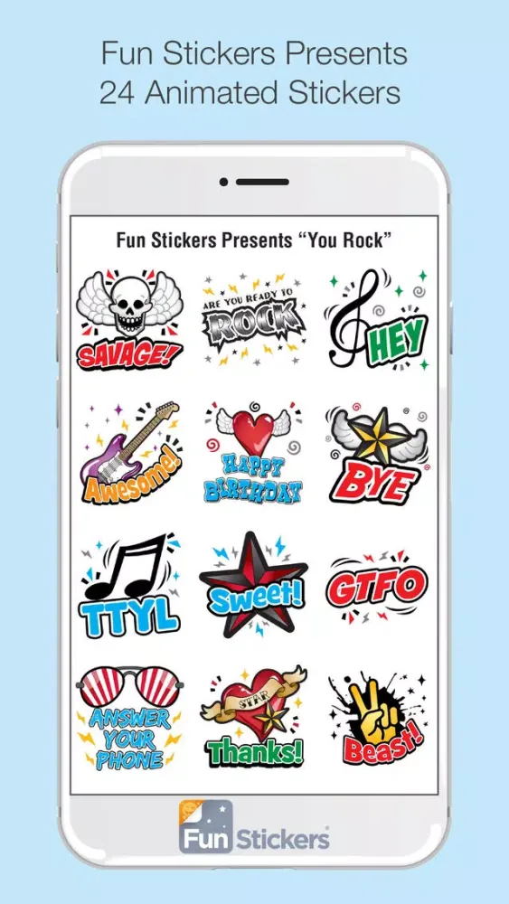 صور You Rock iSticker