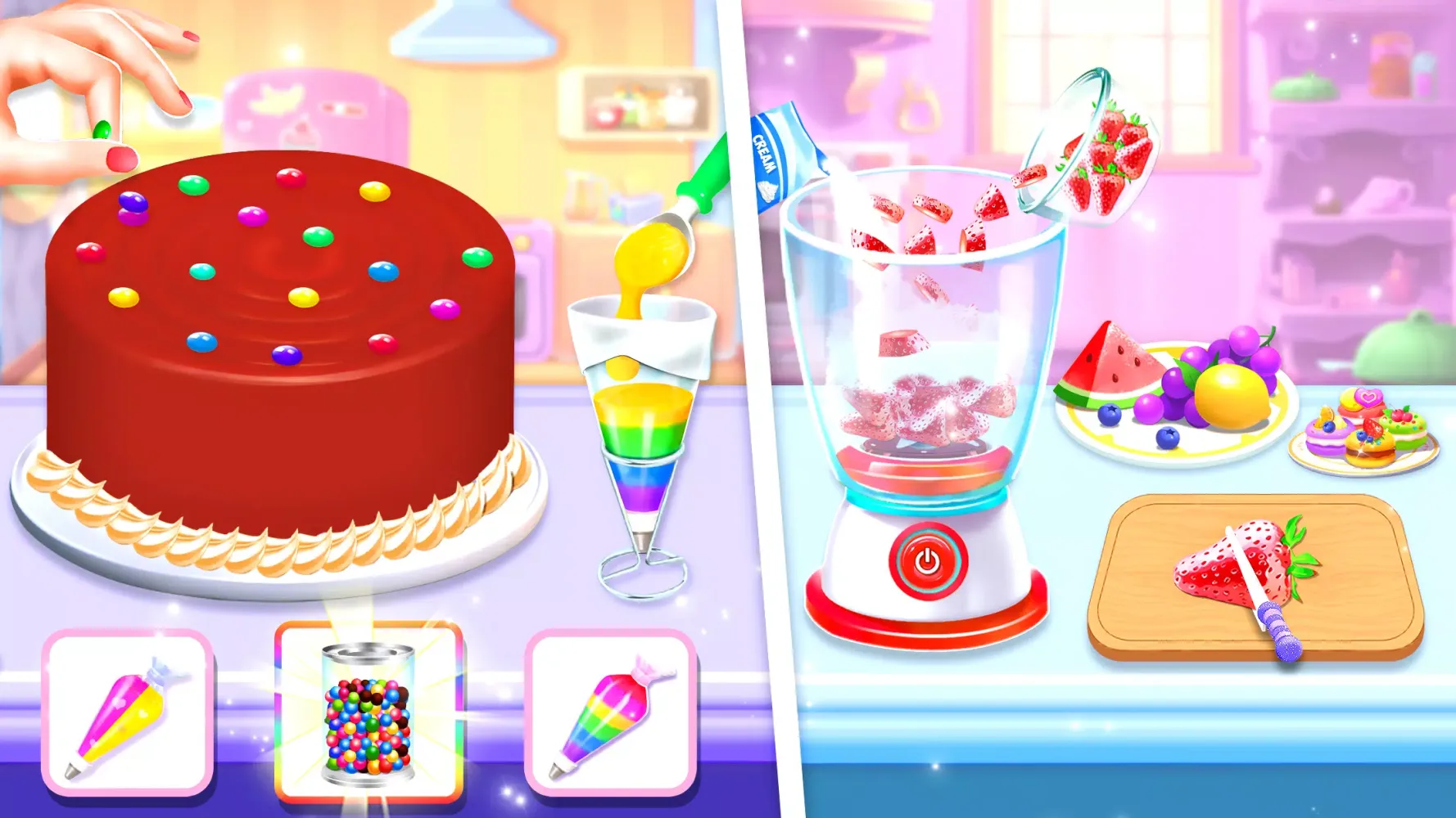 Cake Maker Chef Cooking Games应用截图