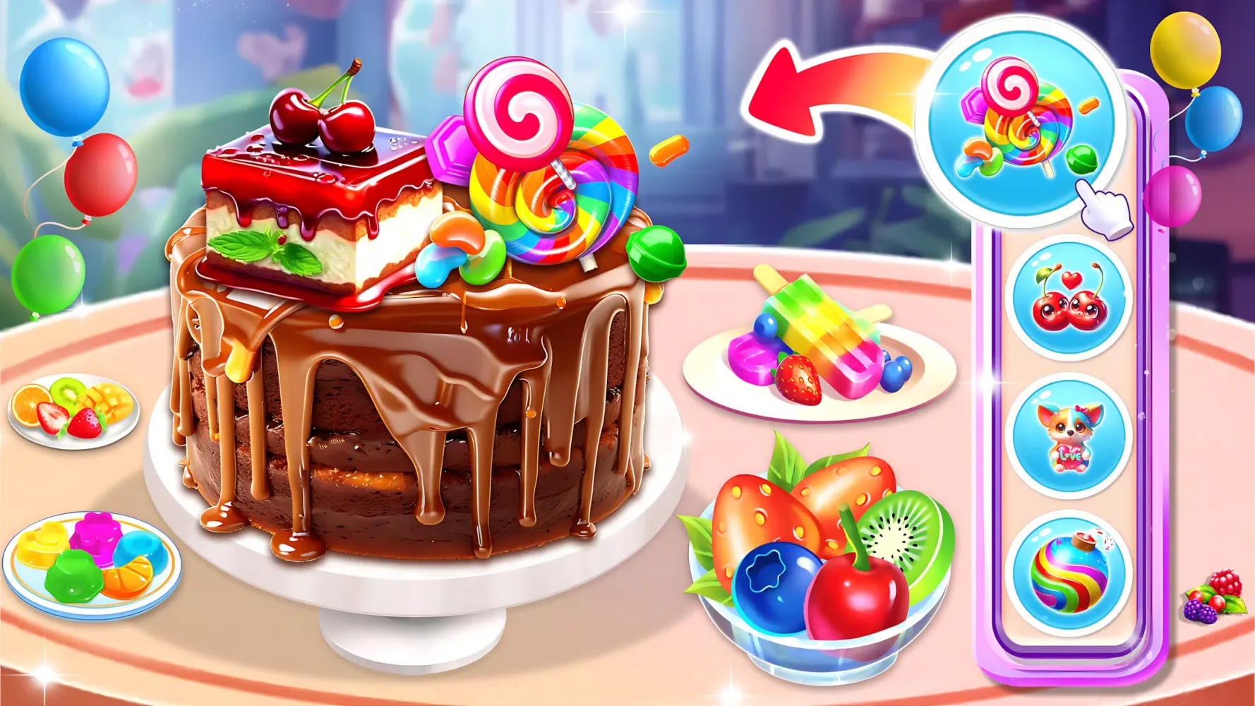 Cake Maker Chef Cooking Games应用截图