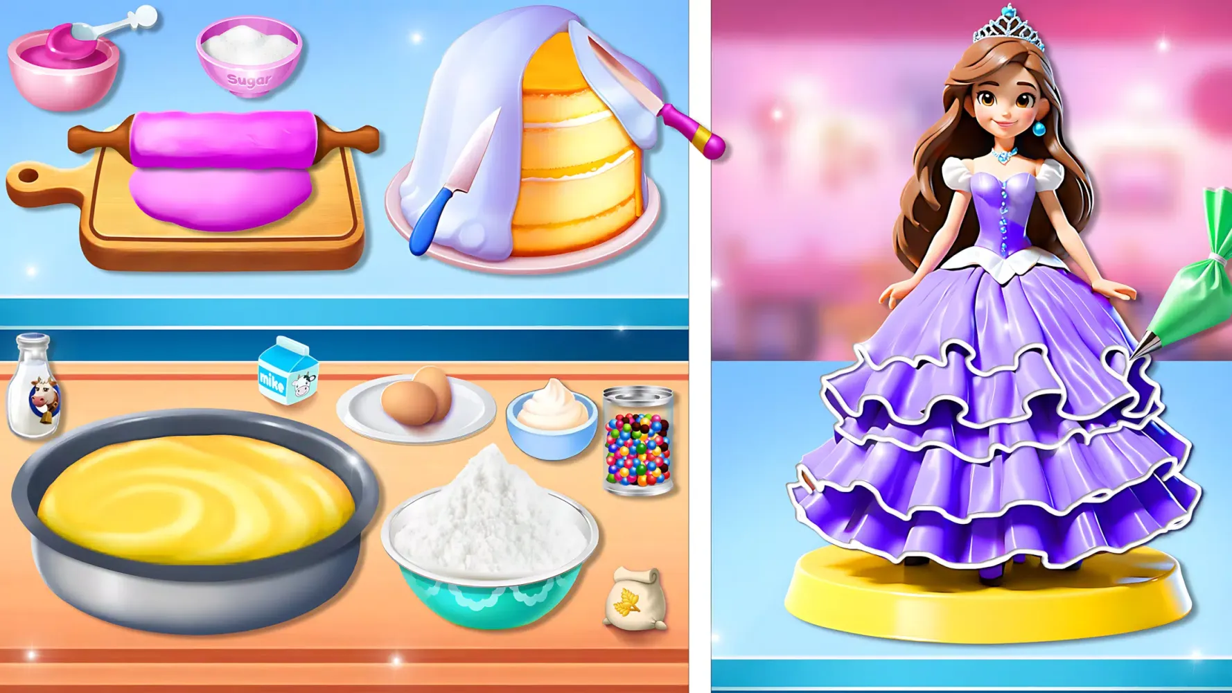 Cake Maker Chef Cooking Games应用截图