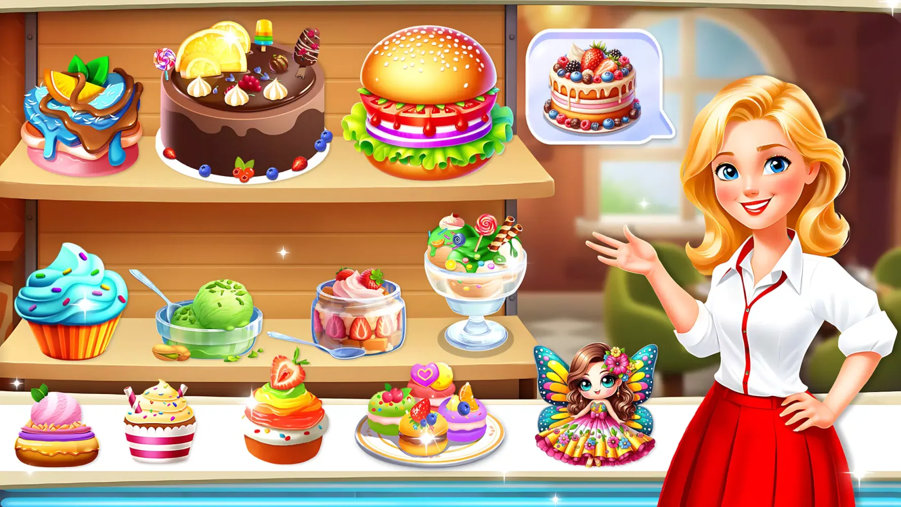 Cake Maker Chef Cooking Games应用截图