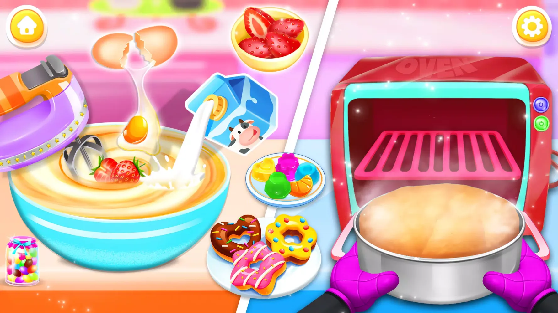 Cake Maker Chef Cooking Games应用截图
