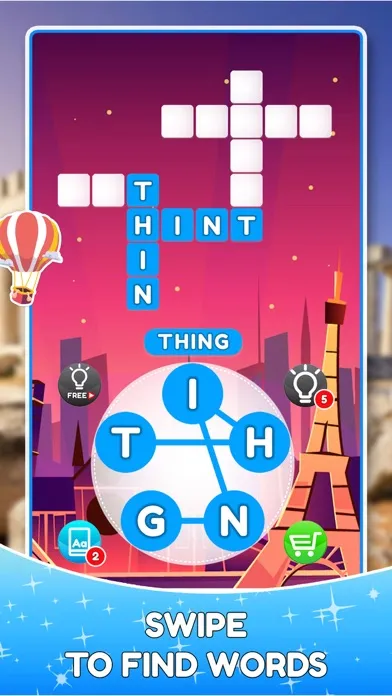 Word Travels: Crossword Puzzle Ekran Görüntüleri