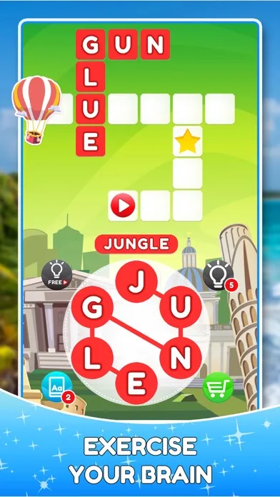 Word Travels: Crossword Puzzle Ekran Görüntüleri