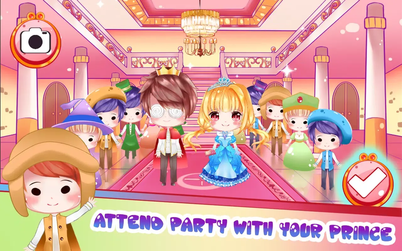 Captures d'écran de Princess Cherry Care and Makeover: Ballroom Dance